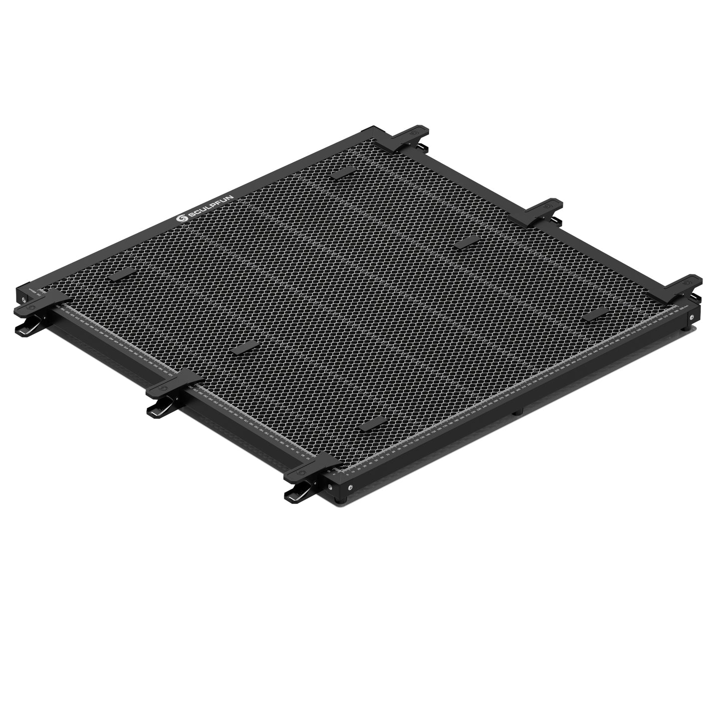 SCULPFUN H3 600x600mm Laser Cutting Honeycomb Panel Workbench Suitable for Diode, CO2 Laser Engraving Machine Professional metal clamps Easy to Observe Desktop Protection