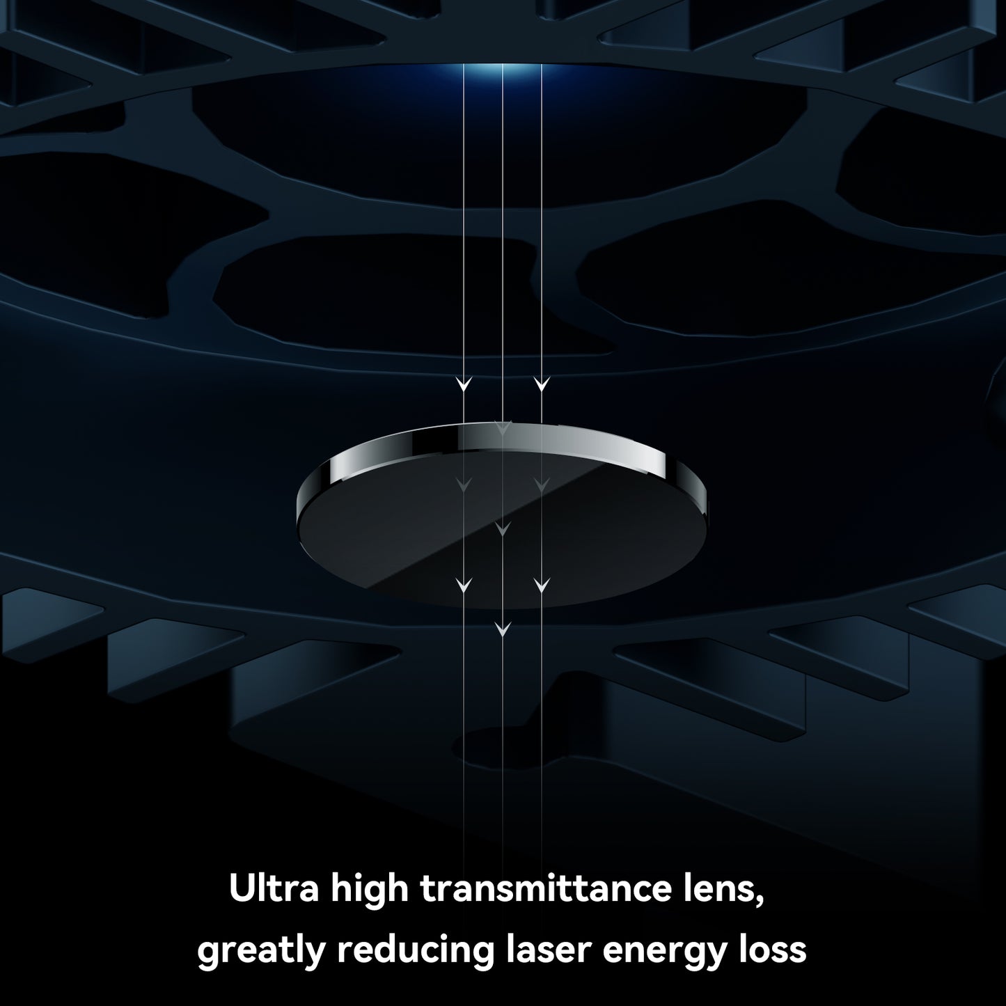 SCULPFUN S9 Original Lens Set 3Pcs original Standard Lens + 2 Acrylic Covers, easy to install, highly transparent, anti-oil and anti-smoke, super long service life