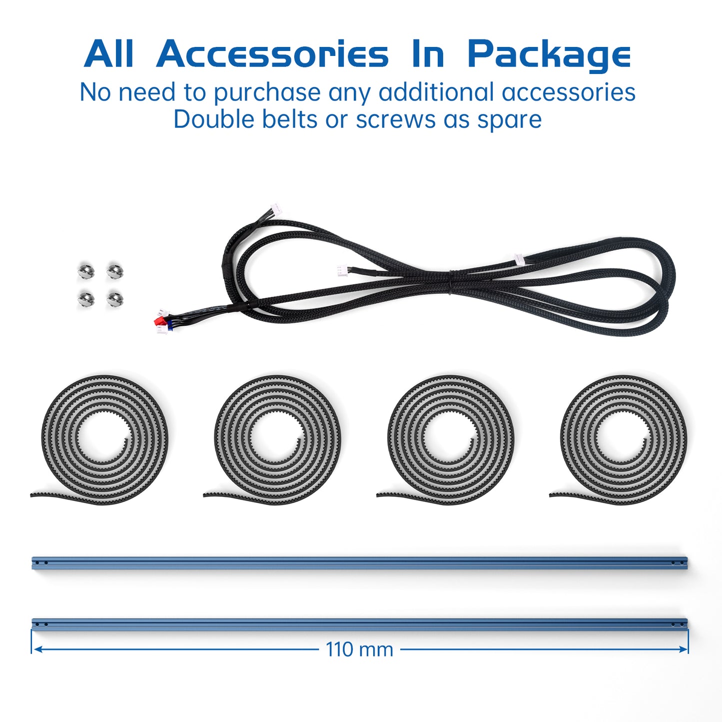 SCULPFUN engraving area expansion kit, used for expanding the engraving area of S6/S6pro/S9 engraving machine to 950x410mm V-slot aluminum shaft directly installed