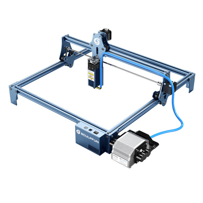 SCULPFUN S9 Air Assist Nozzle Kit (without air pump) High speed Air Assist   Full Metal Structure   Official Design Perfectly Fits S9 Lasers   Easy to Install