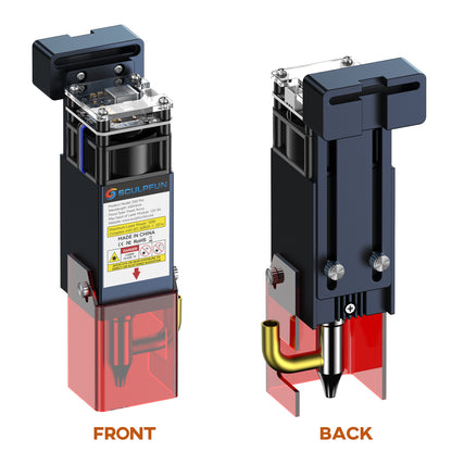 SCULPFUN S30 Pro Laser Module  Interchangeable Lens   Built-in Air Assist  10W High Density Laser  Clean Cutting For Laser Engraving Machine Laser Cutting Machine Wood Acrylic Cutting Tool