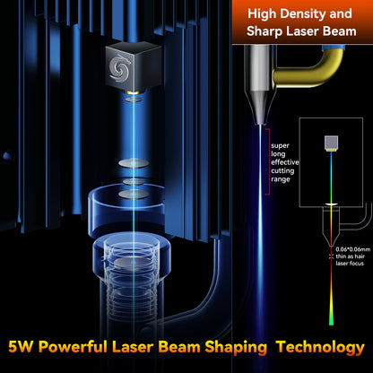 SCULPFUN S30 automatic air-assist laser engraving machine Replaceable lens design Includes laser repair kit Expandable to 935x900mm engraving area Air-assist M8 motherboard