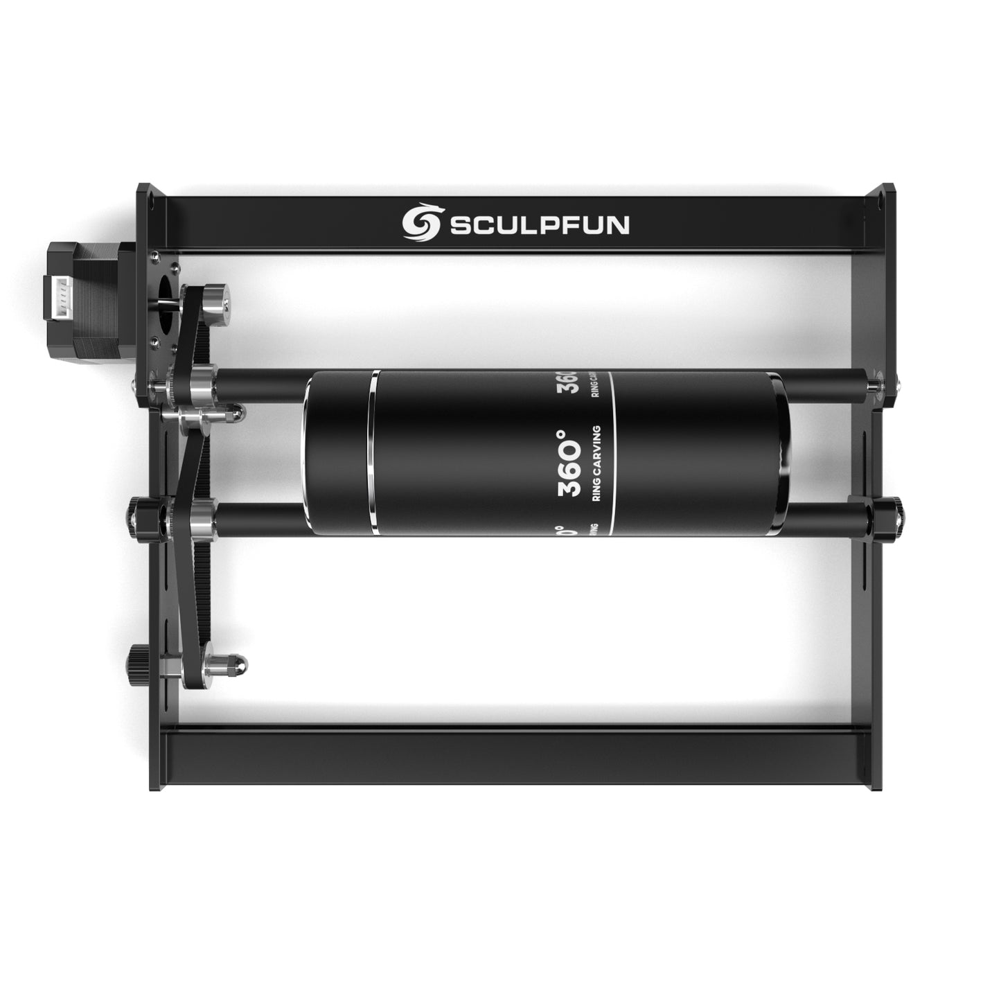 SCULPFUN Laser Rotary Roller Laser Engraver Y-axis Rotary Roller with 360°Rotating for laser Engraving Cylindrical Objects Cans (Includes 4 raise feet)