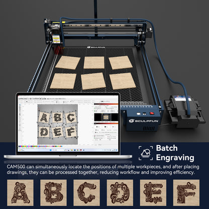 SCULPFUN CAM500 Lightburn Camera Module for Laser Engraver Precision Positioning Image Tracing Process Recording