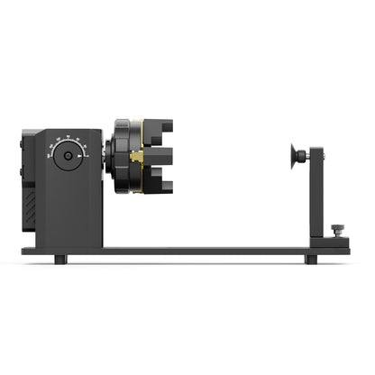 SCULPFUN RA Pro Rotary Chuck for Laser Engraver, Y-axis Multi-Function Rotary Module with 180° Adjustable Angle for Laser Engraving Cylindrical Objects Irregular Round Objects